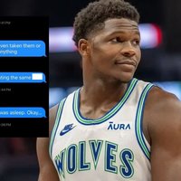 Send Da Video anthony edwards send da video meme and text message exchange