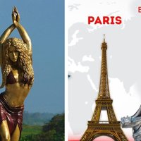 Image of Shakira's statue