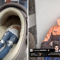 lando norris sleeping memes