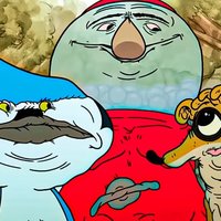 Como Tan Muchacho meme depicting MeatCanyon's recreations of Mordecai, Benson and Rigby from Regular Show.