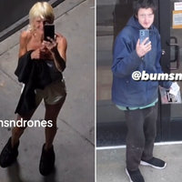 Example clips from the Bumsndrones account.