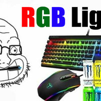 RGB lights meme example.