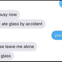 I Ate Glass