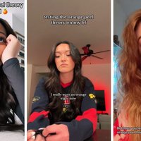 Orange Peel Theory example posts from tiktok.