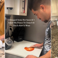 Asking Men to Clean Hot Sauce Trend