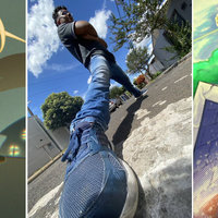 Wide Power Stance Low-Angle Shot / Standing on Business Pose