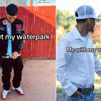 TikTok Water Park Trend / Fire D Trend Me Without My Water Park vs. Me with My Water Park / Water Park Trend on TikTok