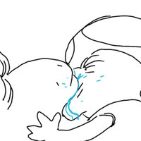 Yoshi and Toad Kissing