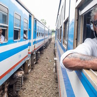 Anthony Bourdain on a Train