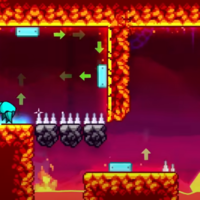 Dash Spider / This Isn't Sightreadable Dash Spider / This Isn't Sightreadable meme depicting a level from Geometry Dash.