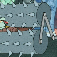 Squidward Crushed by Spike Rollers / What Is the Purpose of This Machine? Squidward Crushed By Spike Rollers meme