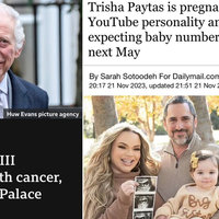 King Charles Reincarnated as Trisha Paytas Second Baby examples.