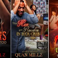 Quan Millz book cover examples.