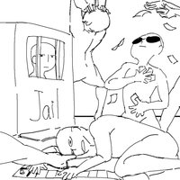 Draw the Squad Playing Monopoly
