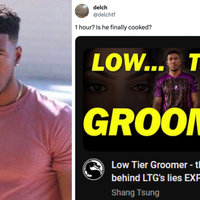 Low Tier God Grooming Allegations Low Tier God Grooming Allegations depicting an image of the creator and a video exposing him.