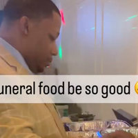 Funeral Food Be So Good video meme.