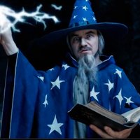 Sora (OpenAI) A magician with a lightning bolt created by OpenAI's Sora.