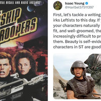 Starship Troopers Effective Satire Discourse on Twitter / X.