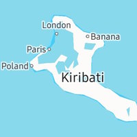 Kiribati Twitter / X Account depicting an image of the island on a map.