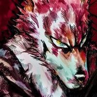 Dog Nigga Dog Ningen image example depicting a humanoid wolf or dog.