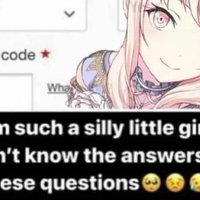 I'm Such a Silly Little Girl I Don't Know the Answers For These Questions