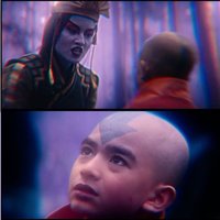 Aang Meets Avatar Kyoshi