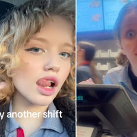 No Chick-fil-A Sauce Girl Gina TikTok / no chick fil a sauce meme.