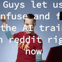 sheldon holding laptop meme
