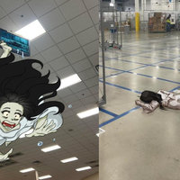 Sadako Ceiling TV Redraws examples.