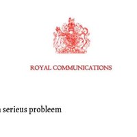 Royal Announcement Parodies / Royal Communications Parody example meme.
