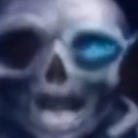 close up of photorealistic Sans