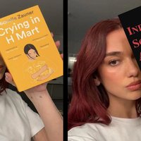 Dua Lipa Holding A Book