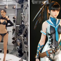 Stellar Blade Eve model and character from game.