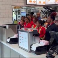 Donald Trump Ordering At Chick-fil-A