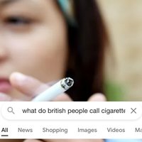 British Cigarette (Slang)