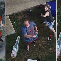 Man Throwing Bottle at Drone meme format and examples.