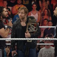 Seth Rollins I Don't Think So Pal meme depicting Seth Rollins, Dean Ambrose and Roman Reigns during a WWE match.