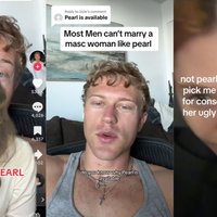 Examples of videos talking about the "Pearl getting rejected" debate on TikTok.