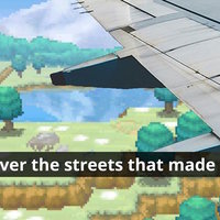 Flying Over the Streets That Made Me meme example depicting pokemon.