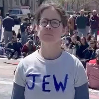 Jew Shirt at Yale Pro-Palestine Protest meme.