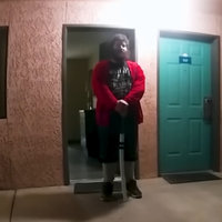 An image from the viral video depicting the Shooting of Devon Lewis / I'm Trying to Achieve Greatness In the Katana.