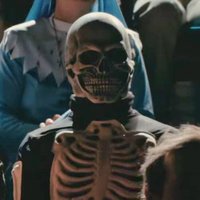 Skeleton Guy from Late Night With The Devil.