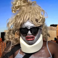 Crackhead Barney image example.