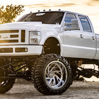 An image of a big lifted truck in reference to the Big Jill viral video.