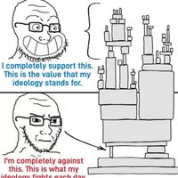 Wojak Ideology Jenga Comic