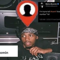 #MetroGroomin An image of Metro Boomin and a tweet about the hashtag #MetroGroomin trending on twitter.