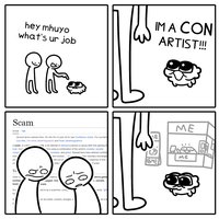 Hey What's Ur Job meme and webcomic.