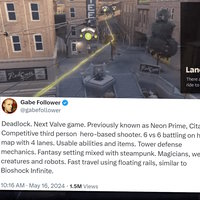 Deadlock (Video Game) Deadlock Video Game screenshot and tweet.
