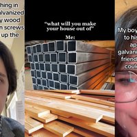 Galvanized Steel and Eco-Friendly Wood Veneers tiktok meme and video examples.