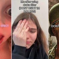 Draka Filter tiktok examples and reactions.